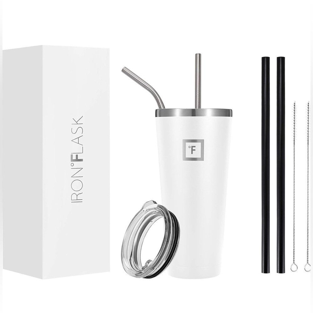 Iron Flask | Classic Tumbler | Winter White, 24oz NWT